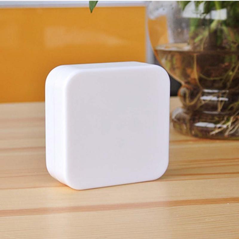 Contador de temporizador de cocina con forma de cuadrado blanca, temporizador mecánico para comida, temporizador de cocina, recordatorio de alarma