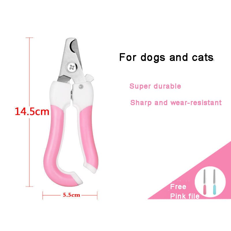 Pet Cat Dog Safety Nail Clipper With LED Lighting,Prevent Clipping The Nail Blood Vessels,Nail Grooming Cutter Trimmer: CB001-3