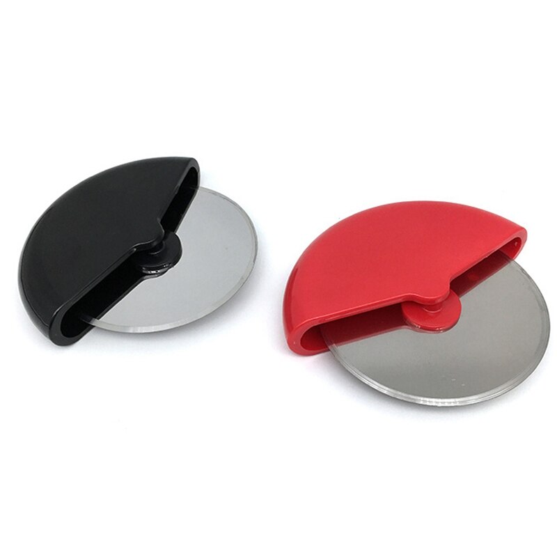 Pizza Cutter Wheel Noodle Maker Baking Tool,Stainless Steel With Cover