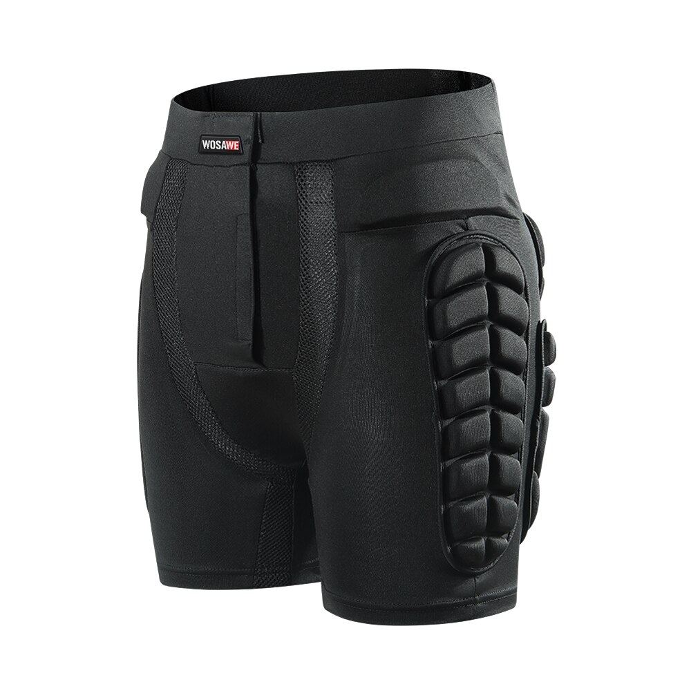 WOSAWE, pantalones cortos protectores para motocicleta para hombre, deportes de Snowboard, cadera, trasero, equipo de protección corporal, pantalones cortos de esquí para Motocross y bicicleta de Hockey MTB: XXL