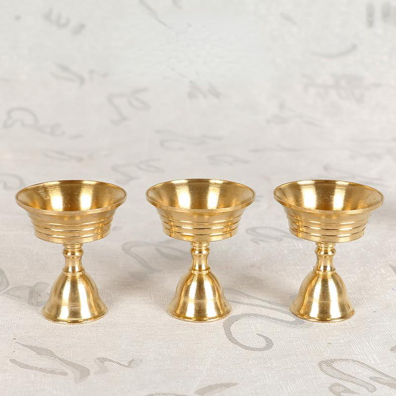 1 portacandele porta lampada al burro in rame lampada lunga candeliere mettere candela tazza di rame decorazioni per la casa