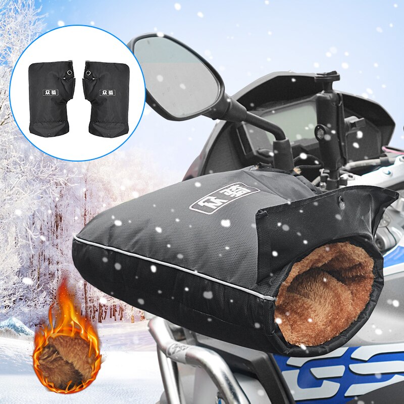 Motorfiets Stuur Moffen Sneeuwscooter Motorbike Scooter Fiets Waterdichte Winter Hand Warm Covers Handschoenen Handvat Bar Moffen