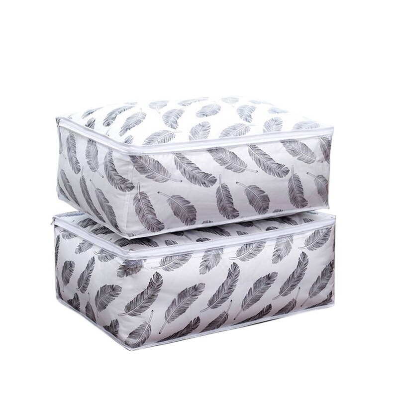 Foldingstorage bag klær sengetøy teppe skap arrangør boks poser etterbehandling garderobe container: B3