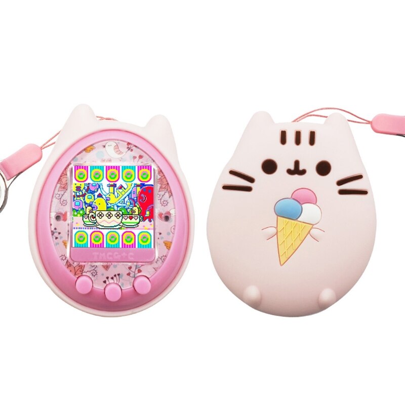 87ha silicone case protective cover travel case storage and cover shell for tamagotchi on 4u +  ps mx id l &amp; meets