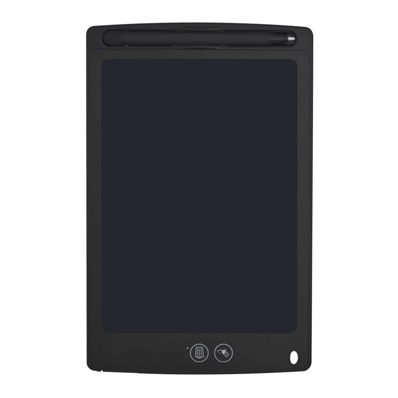 8.5Inch Uitwisbare Lcd Schrijven Tablet Tekening Doodle Board Scribbler Stylus Doodle Board Tekening Tablet Elektronische Tekening Pad: Black