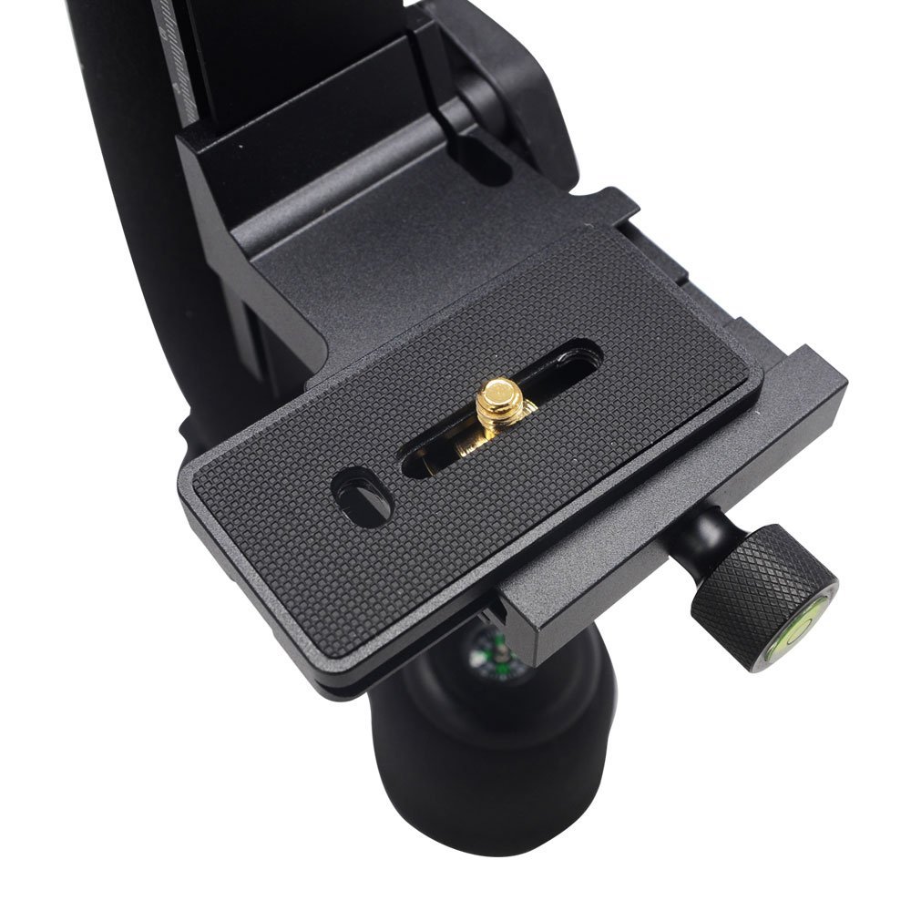 Rotule de cardan en métal robuste 360 tête de boule de trépied panoramique pour appareil photo reflex numérique téléobjectif