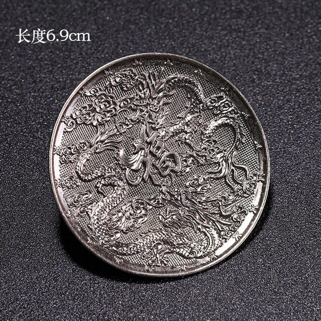 1Pc japonia metalowa podstawka ze stopu uchwyt na kubek spodek herbaty Potholder zestaw do herbaty Kung Fu ekologiczne ceremonia akcesoria Coaster 6.9Cm: Q