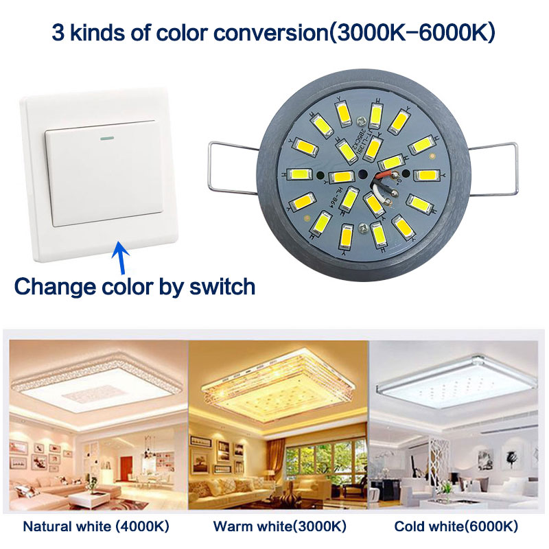 LED Crystal Light Transform Bulb 5W Integrated Light Source 4W LED Corn for Ceiling Chandeliers Retrofit Lamp 220V 110V