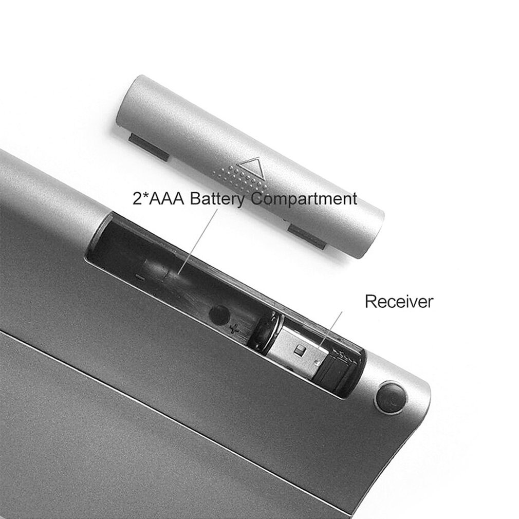 Dun 2.4 ghz draadloos usb-minitoetsenbord met numeriek toetsenblok voor tablet, desktop, laptop en pc