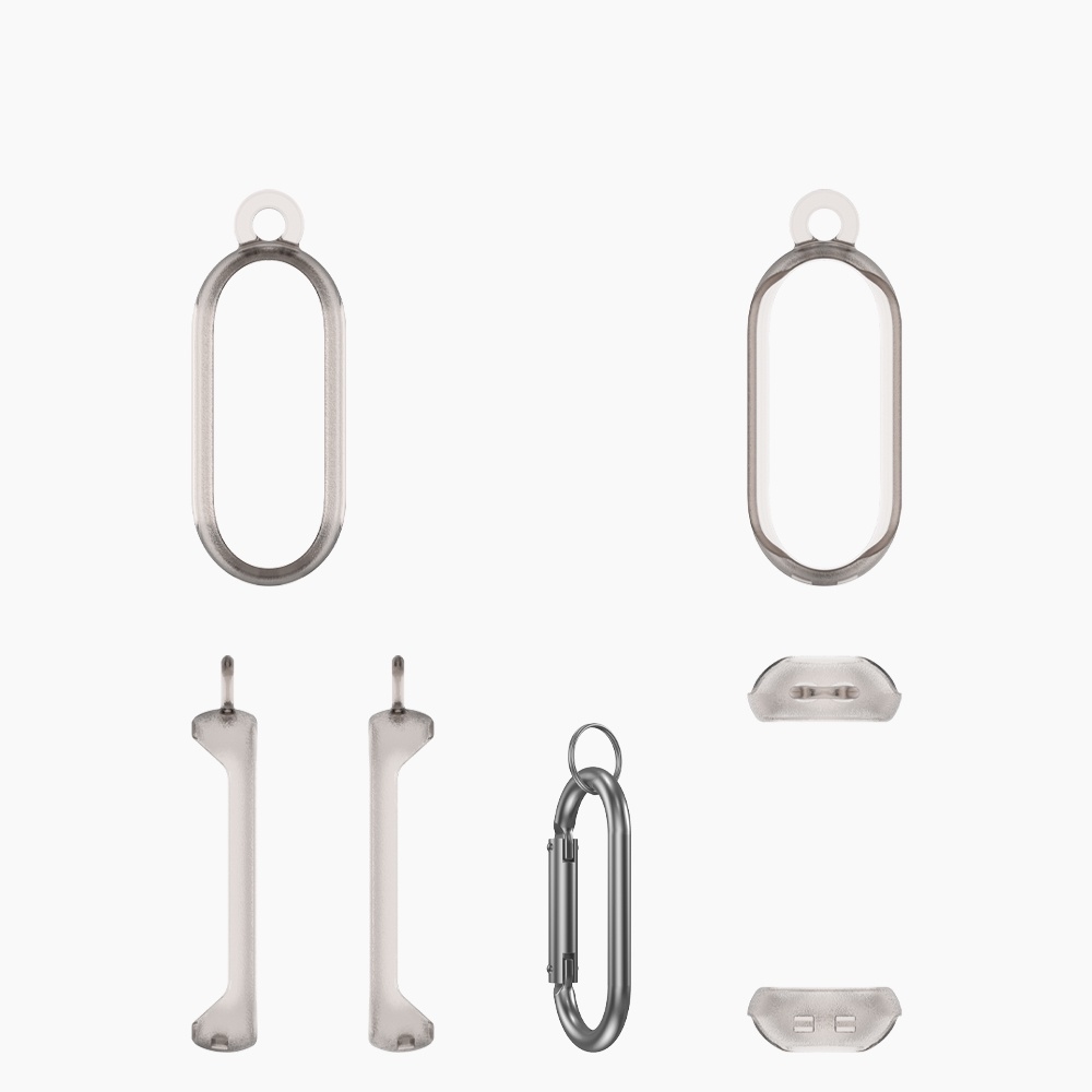 Voor plaud notepin ai pc beschermhoes valbestendige harde hoes transparante eenvoudige hoes zachte schaal: Khaki