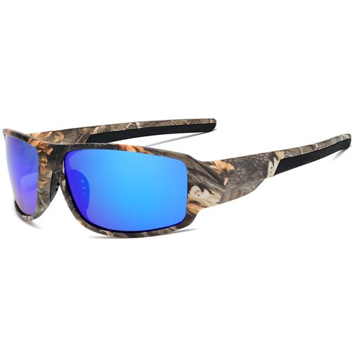 Neue Polarisierte Sport Angeln brille Außen brille Brille Sonnenbrille Männer Frauen Fisch Brillen: A Blau