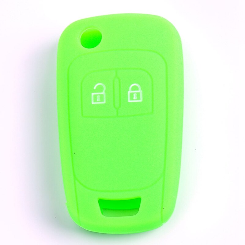 2 Button Silicone Car Remote Key Fob Shell Cover Case For Opel D Zafira C Mokka Insignia Adam: FLGR