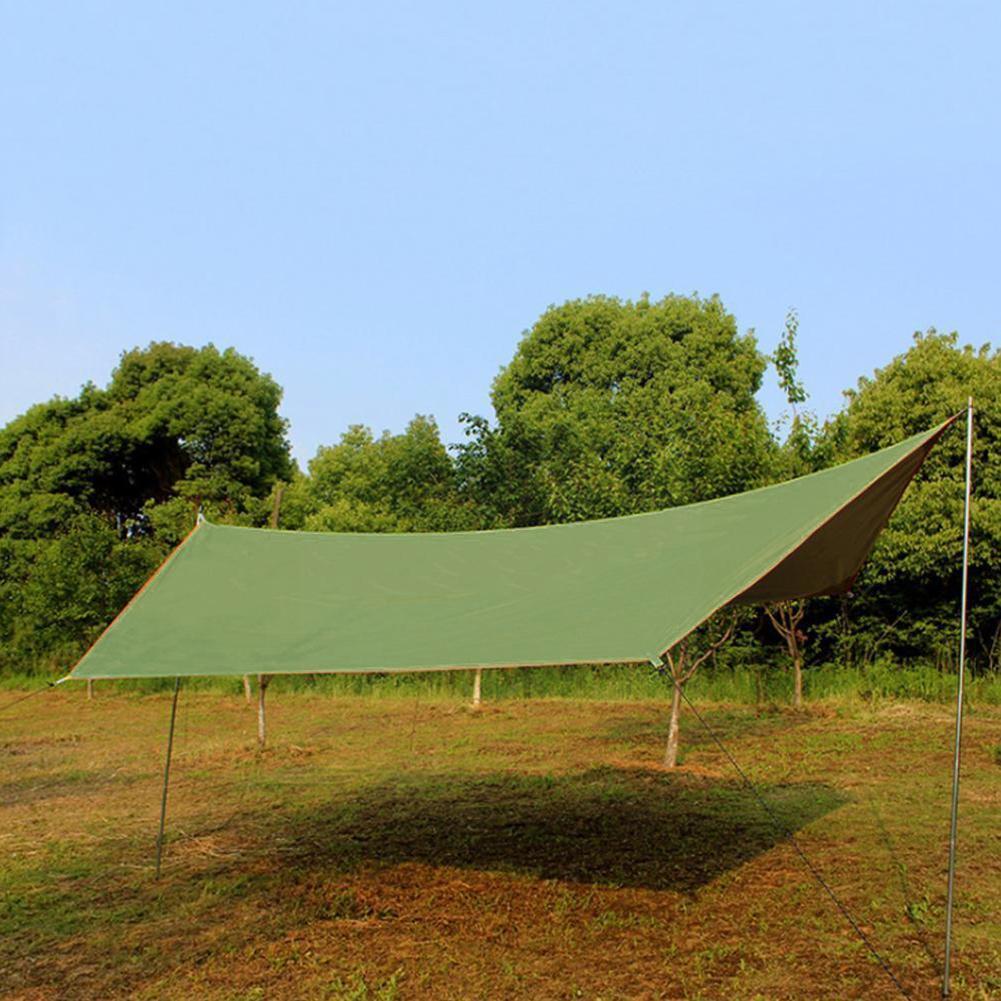 Luifel Ultralight Tarp Camping Mat Waterdicht Multifunctionele Outdoor Onderdak Strandtent 145x100cm