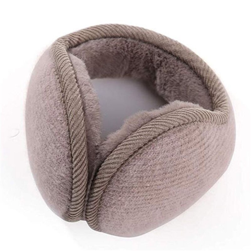 Adult Men Women Fur Headphones Winter Warm Headphones Cute Plush Winter Earmuffs Headphones For Women Ear Cover Ear Flap Muffs: khaki