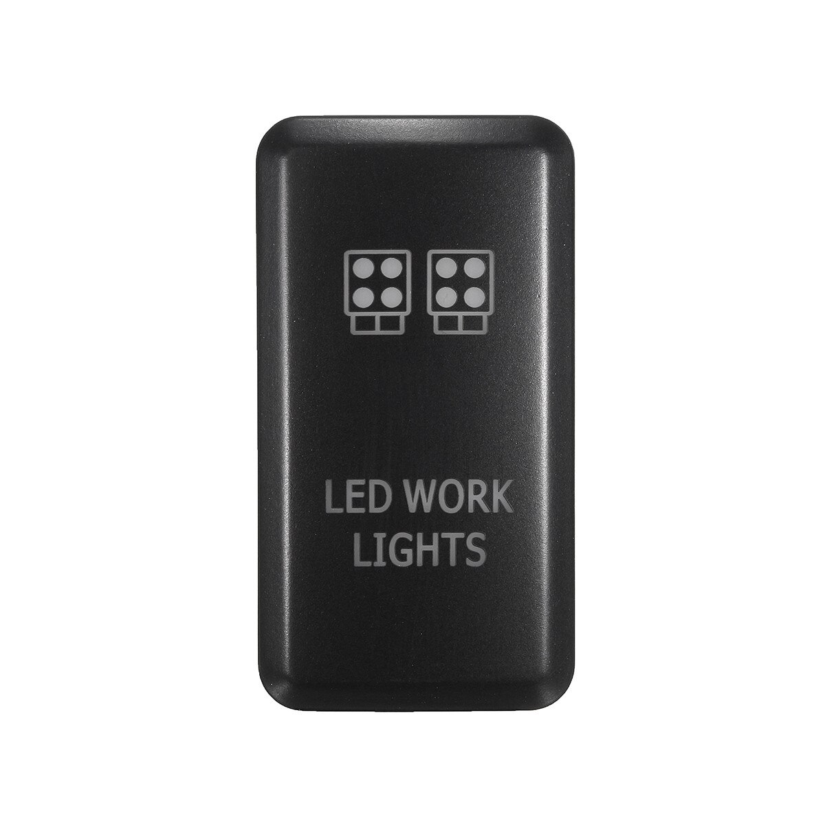 12V Red LED Work Lights Push Button Switch For Toyota Fortuner Hilux Tacoma 2005