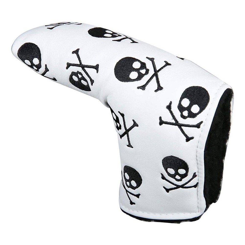 A99 Golf Couvre-tête de putter Skull (blanc