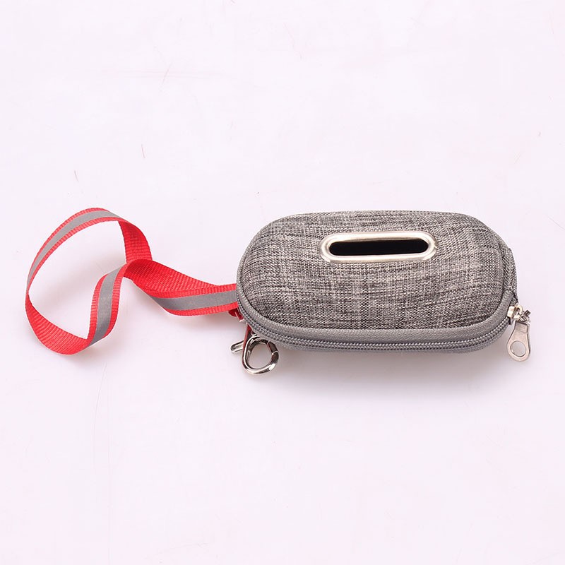 1Pcs Baby Stroller Garbage Bag & 1pc Storage Box Portable Rubbish Container for Kindergarten Baby: GRAY