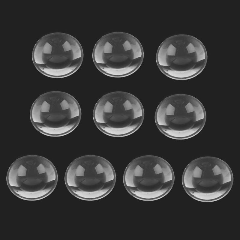 10pcs Lenticular Biconvex Lens 3D Virtual VR Glasses Lens Magnifier Convex Lens: 42mm