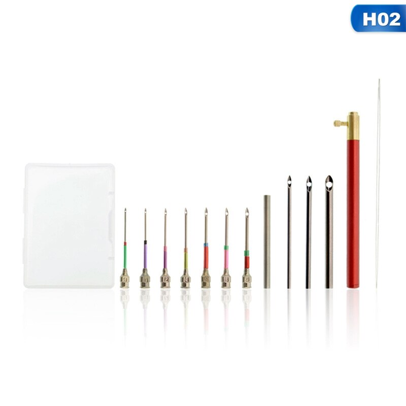 Para bordado de Metal punzón aguja hecha a mano para DIY bordado Cruz Stich costura conjunto de herramientas con tubo