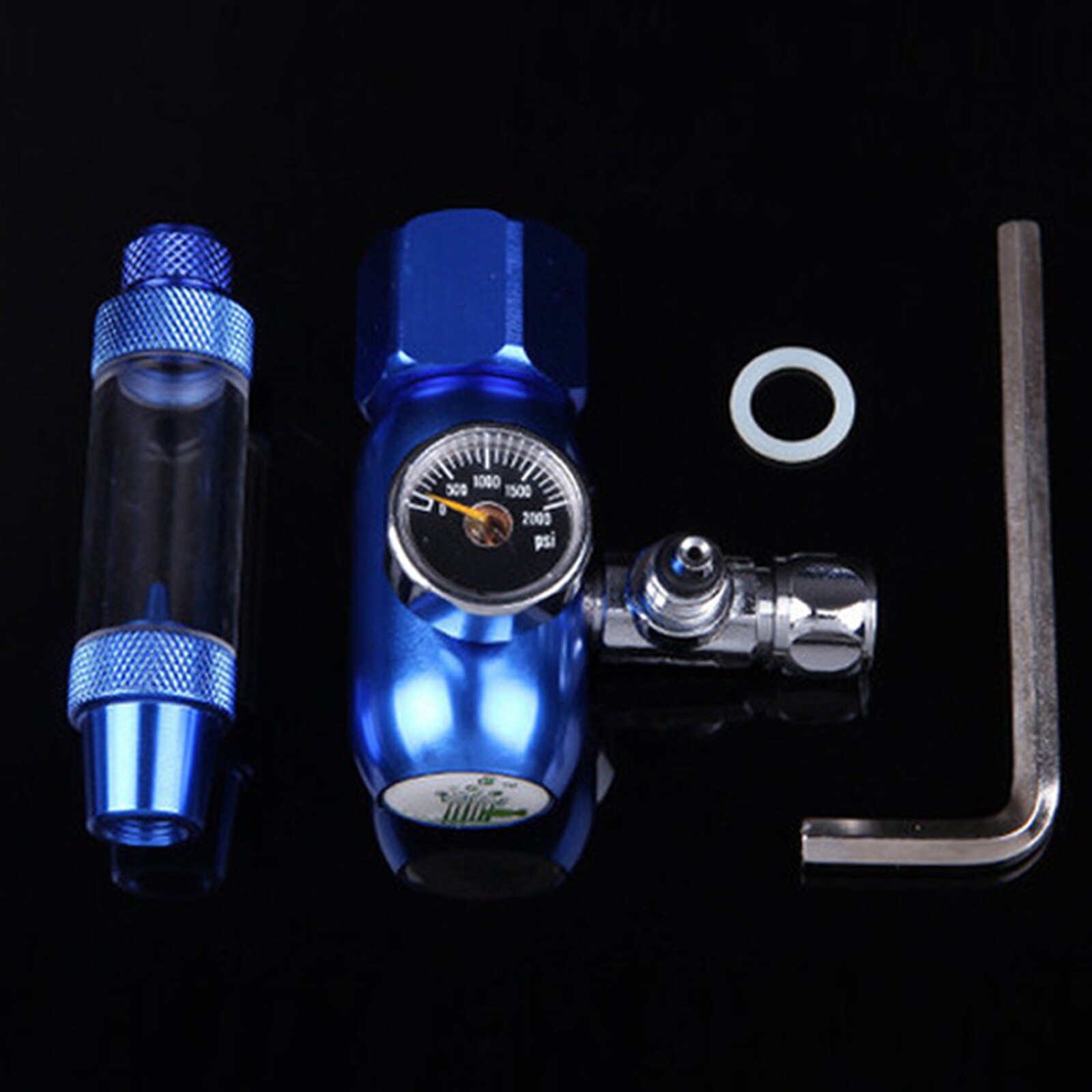 Aquarium CO2 Regulator w/ Bubble Counter Check Valve Adjustable Garden House