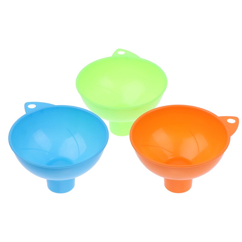 Plastic Oil Fuel Funnel Hopper Kitchen Gadgets Home Wide Mouth Wear-Resistant 1 Pcs