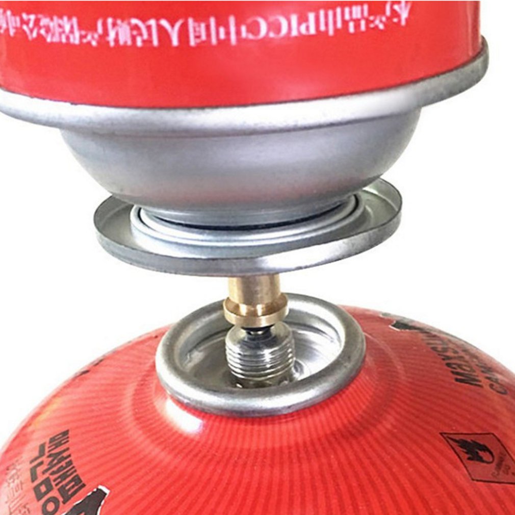 Gas Refill Adapter for Outdoor Camping Hiking Stove Tank Inflate Butane Canister Portable Durable Convenient