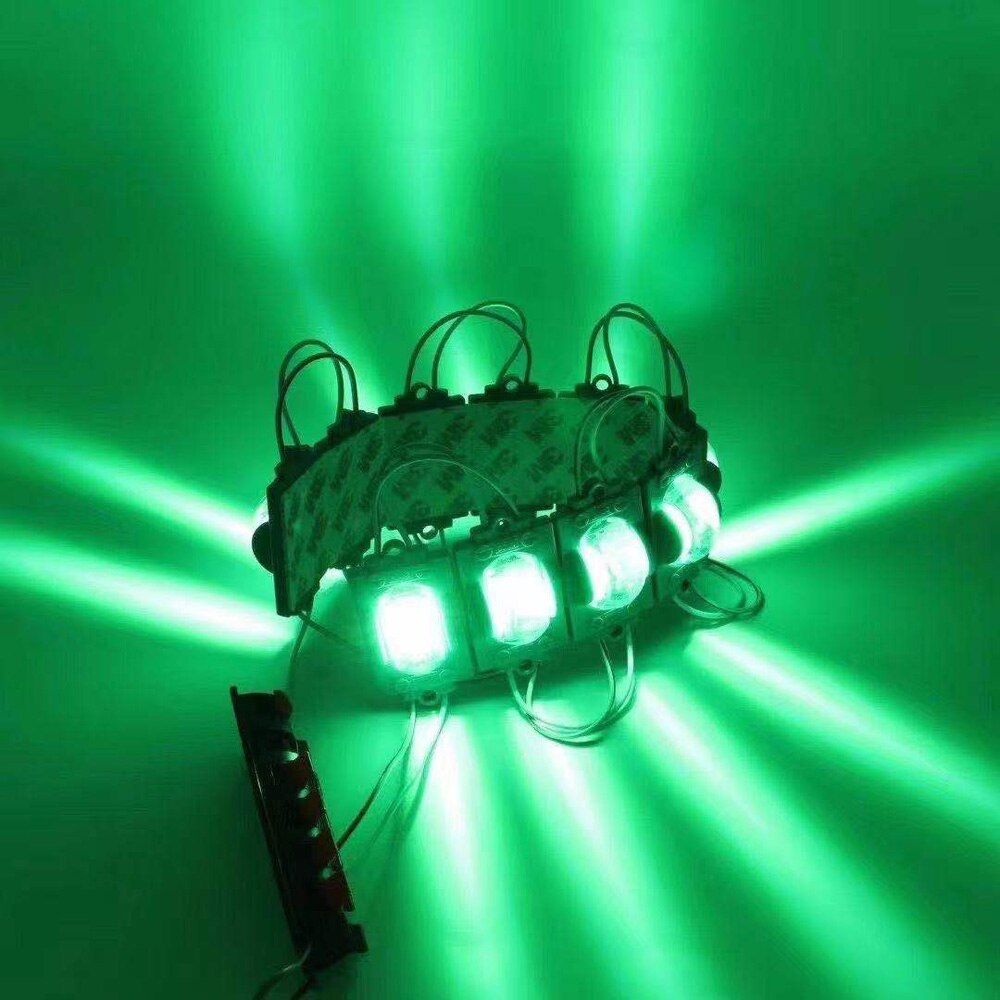 100Pcs 2835 Led Module Injectie Met Lens DC12V Waterdichte Display Modules Voor Reclame Licht Woorden Back Light