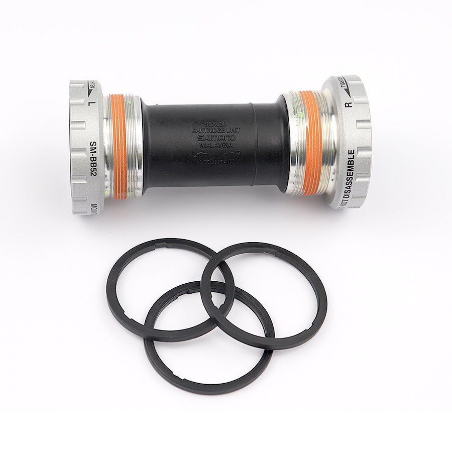 Shimano-soporte inferior Deore SM BB52 Hollowtech II para bicicleta de montaña, 68/73mm, BB52