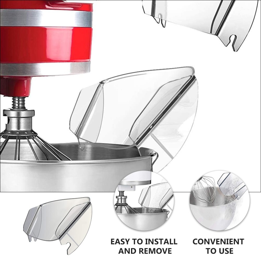 Kitchen Pouring Shield Mixing Bowl Splash-proof Guard Mixer Oil-proof Cover