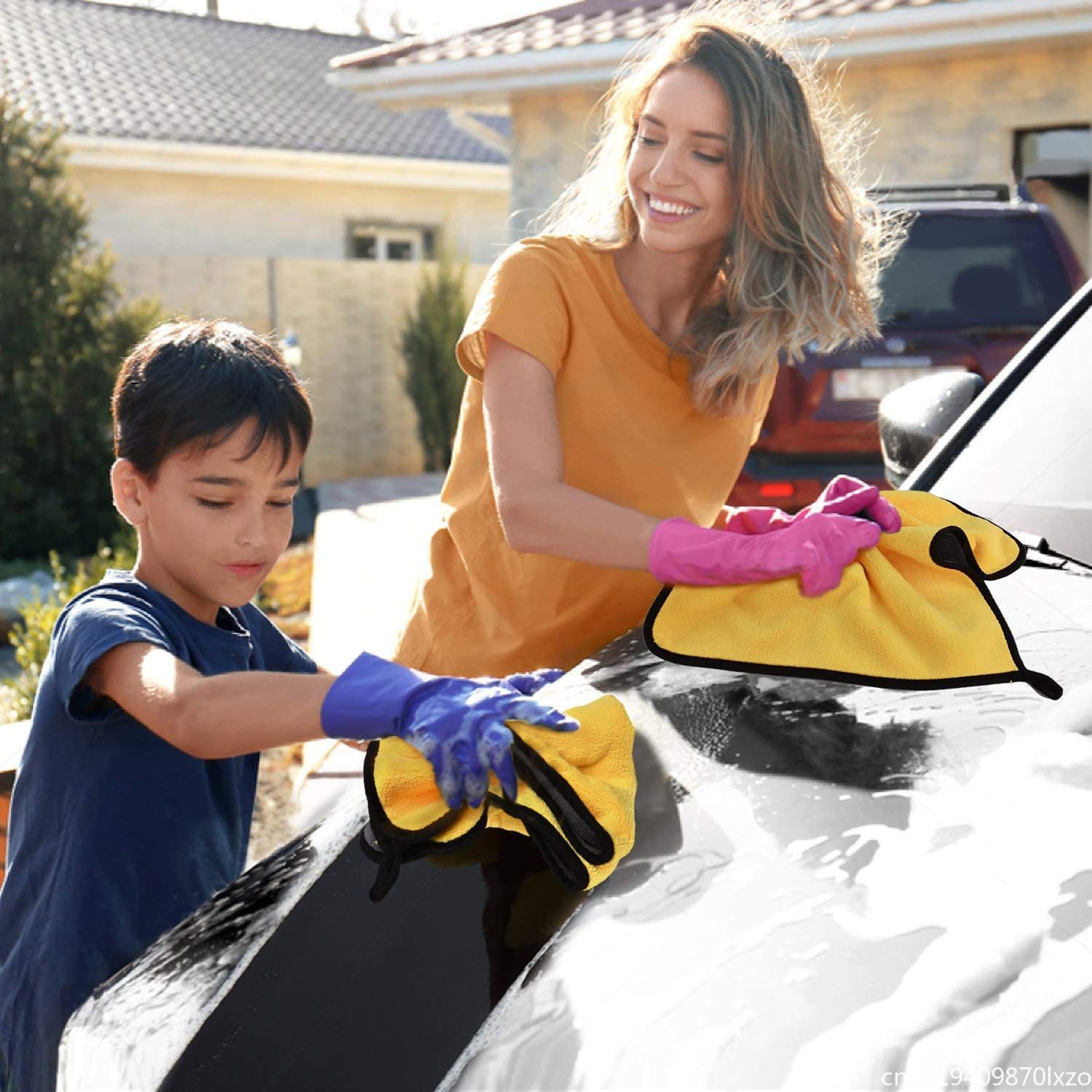 3/5/10/20 pcs Car Wash Microfiber Towel Cleaning Drying Cloth Paint Care Cloth Detailing Car Wash Towel Cleaning Rags Auto Tools