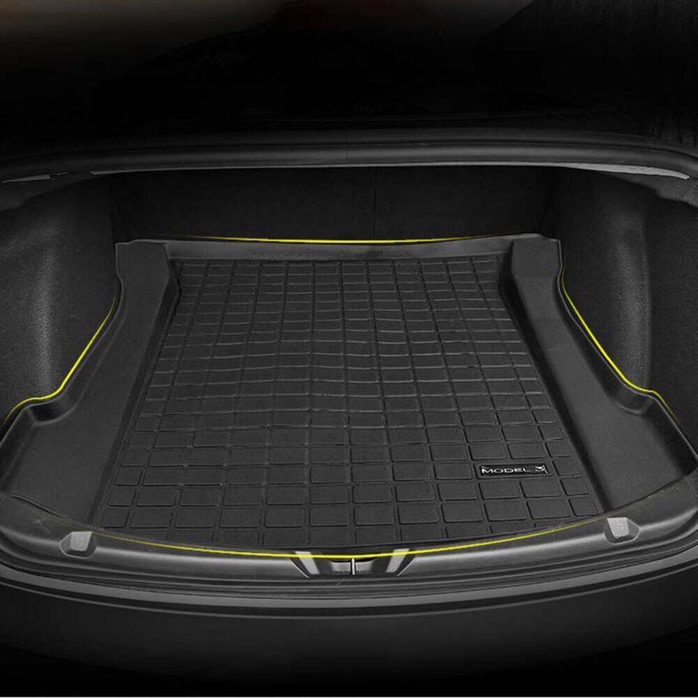 Tpe Materiaal All-Weather Kofferbak Floor Mat Cargo Liner Achter Cargo Tray Black Protector Voor Tesla Model 3