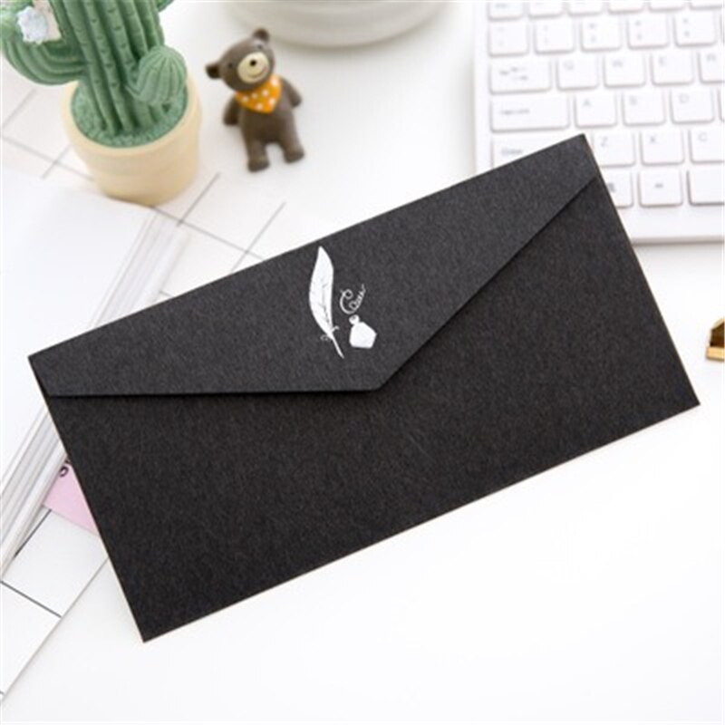 Enveloppe en tulle de mariage rétro , épaisse, pour enveloppe avec lettres d'invitation d'affaires, Style ancien, style occidental: 3