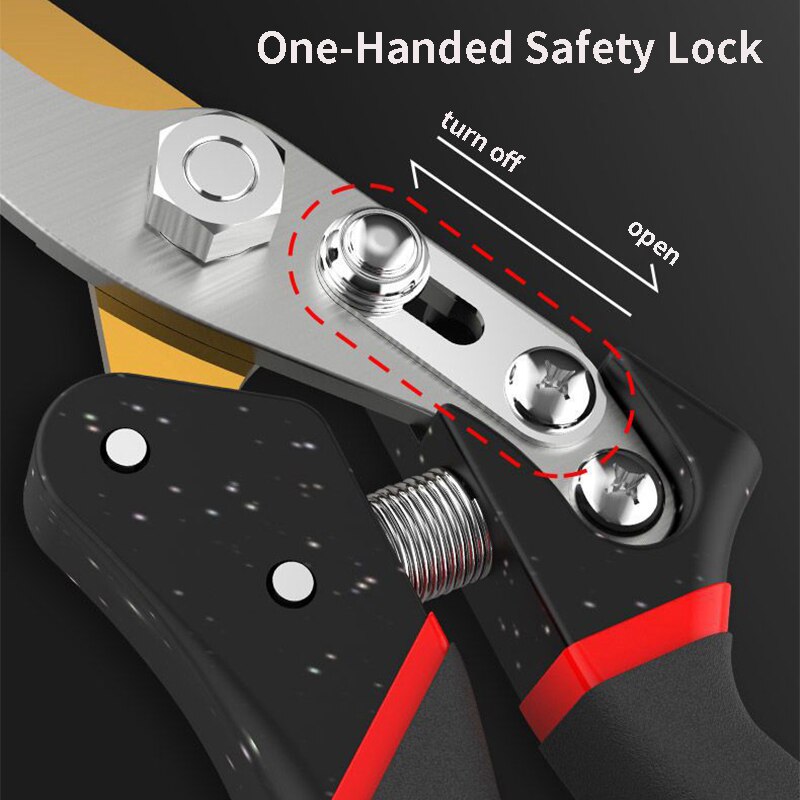 SK5 Garden Pruning Shears Tree Trimmers Secateurs Diameter Fruit Trees Branches Bonsai Flower Cultivating Easy Pruners Scissors