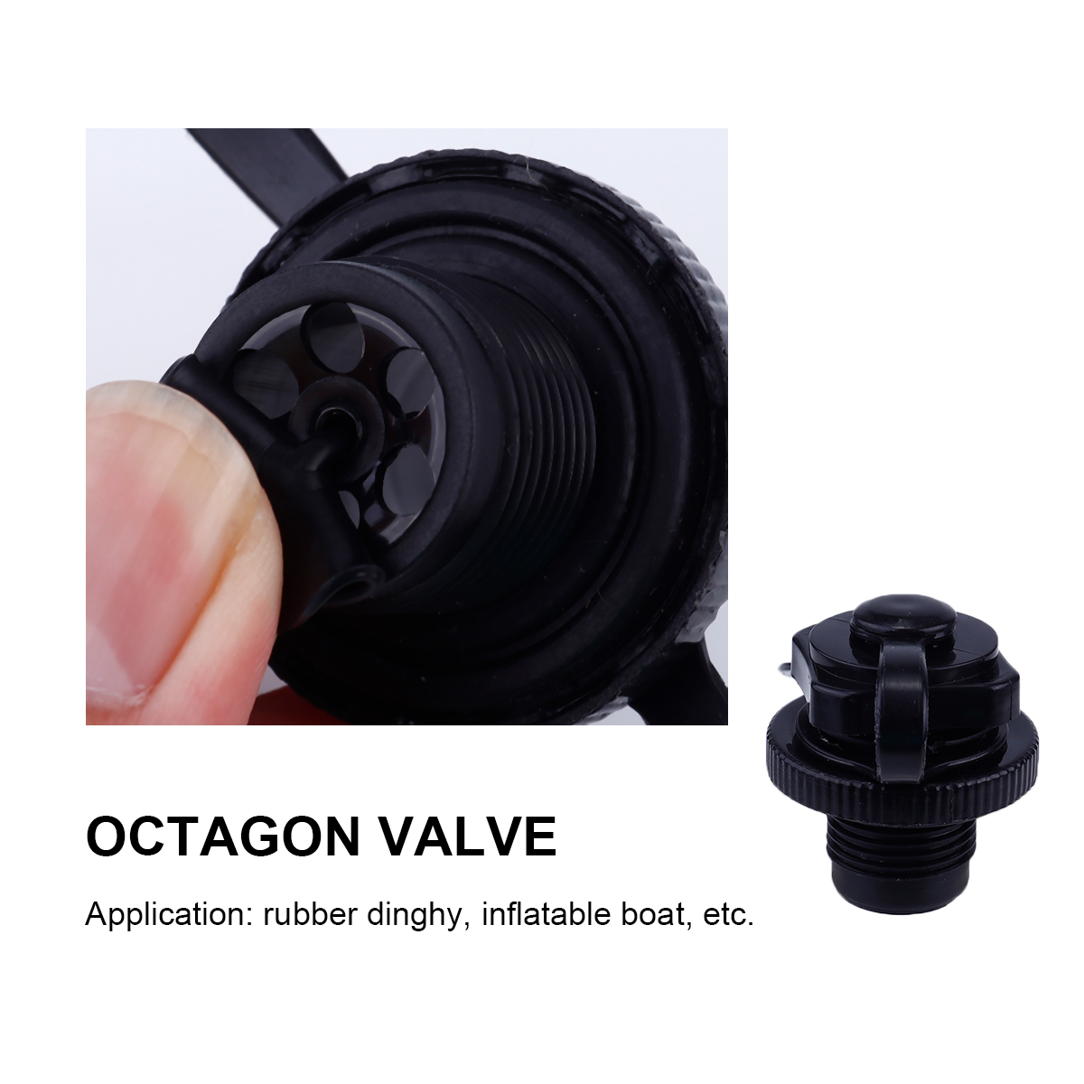 2 Pcs 22MM Air Valve Replacement For Boat Accessories Leakproof Durable Boat Kayak Mattress Screw Plug