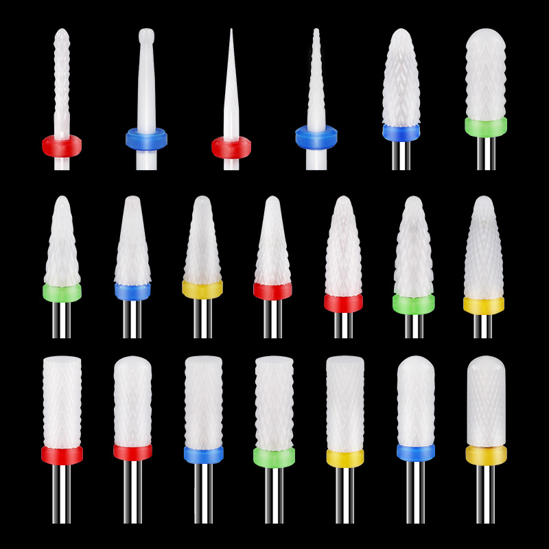 Keramik Nagel bohrer Nagel bohrer für Acryl näGel Gel Nagellack Beruf elle elektrische Manikübetreffend Maschine Zubehör