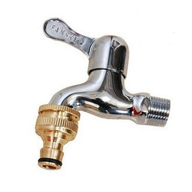 1Pc 3/4 Inch Messing Schroefdraad Tuinslang Water Sproeier Tap Fittingen Quick Tuin Water Connector Messing Tap Adapter