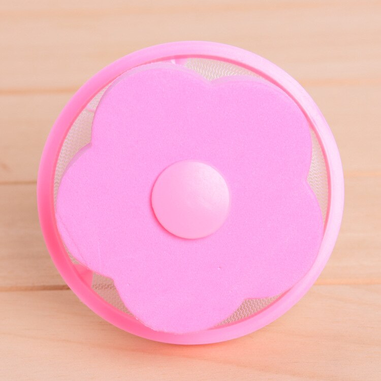 Magic Wasserette Ballen Wasmachine Drijvende Wasserij Filter Tas Lint Huisdier Haar Romover Pouch Drijvende Ontharing Catcher Filter: Roze