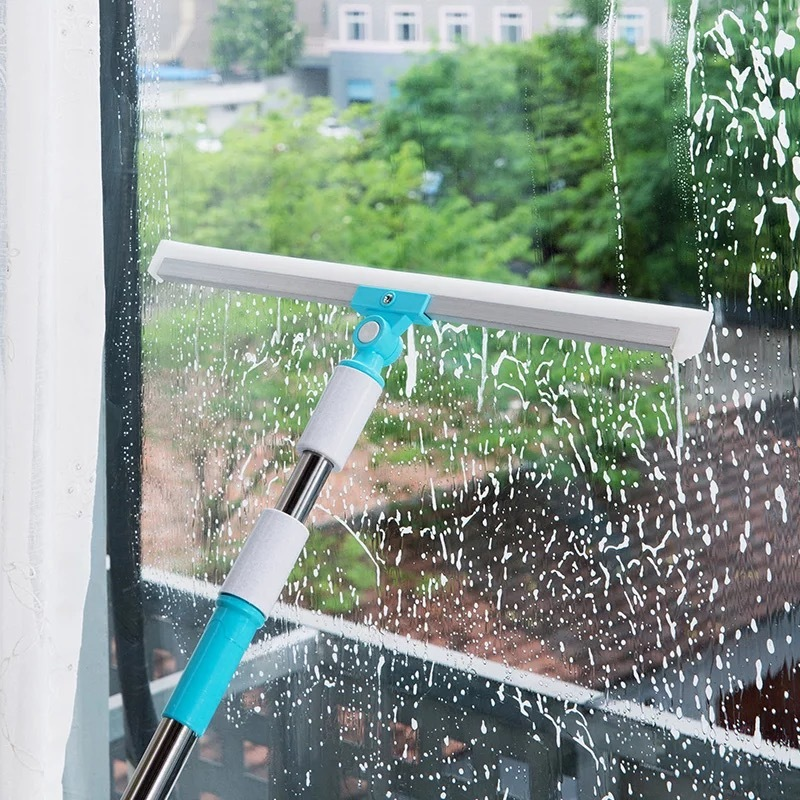 Silicone Wiper Bathroom Sweeping Broom Window Cleaner Mop for Wash Floor Tools To Clean House Bottom Mop Gap Microfiber Duster