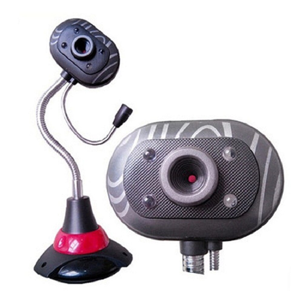 USB HD Computer Camera LED Web Camera With Microphone For PC Laptop Video Recording Web Camera