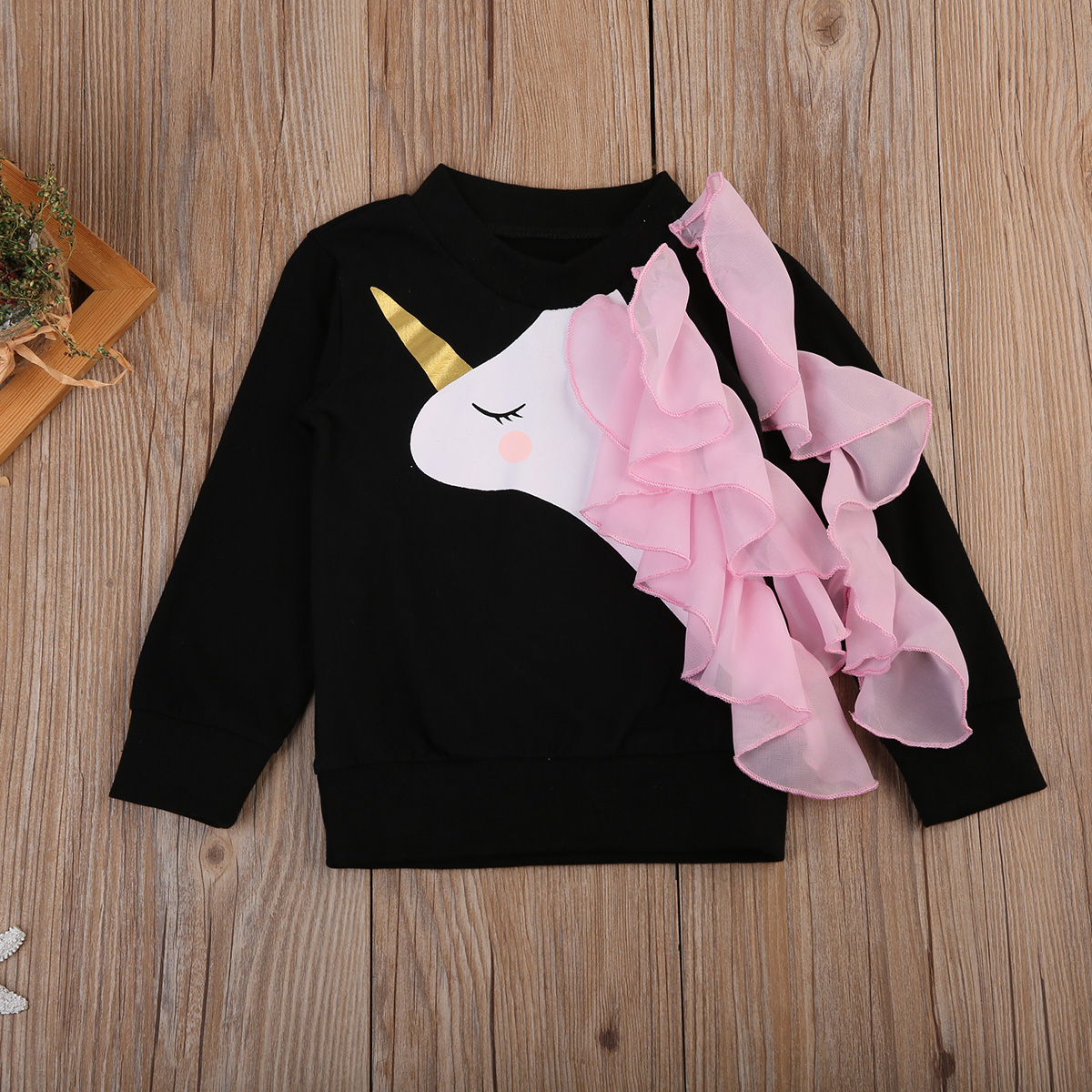 Kid Infant Toddler Baby Girl Clothes Long Sleeve R... Grandado