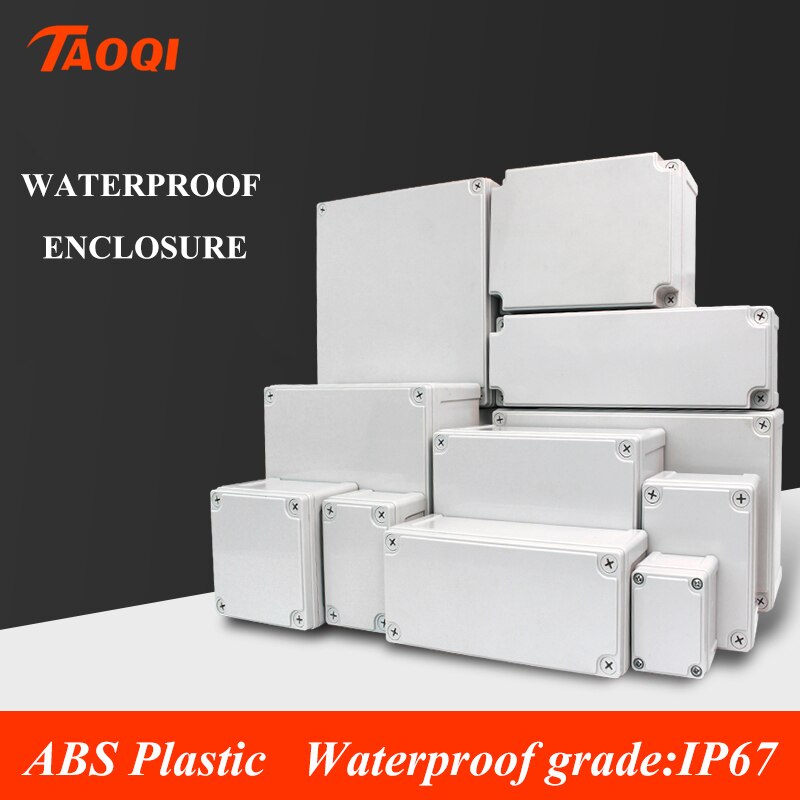 Waterdichte Plastic Behuizing Doos Elektronische Elektrische Project Doos Abs Outdoor Junction Box Behuizing IP67 Project Instrument Case
