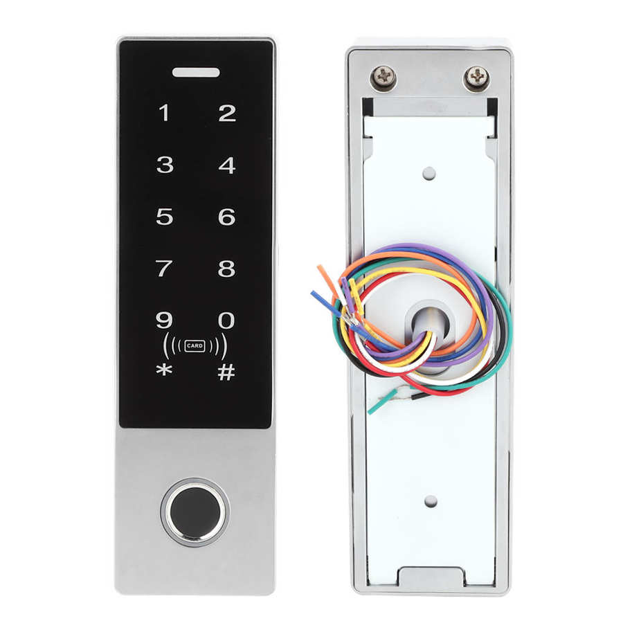 card reader 125khz Access Control Machine Metal Fingerprint Password Card IP68 Waterproof Backlit Keyboard Smart Wiegand26/34
