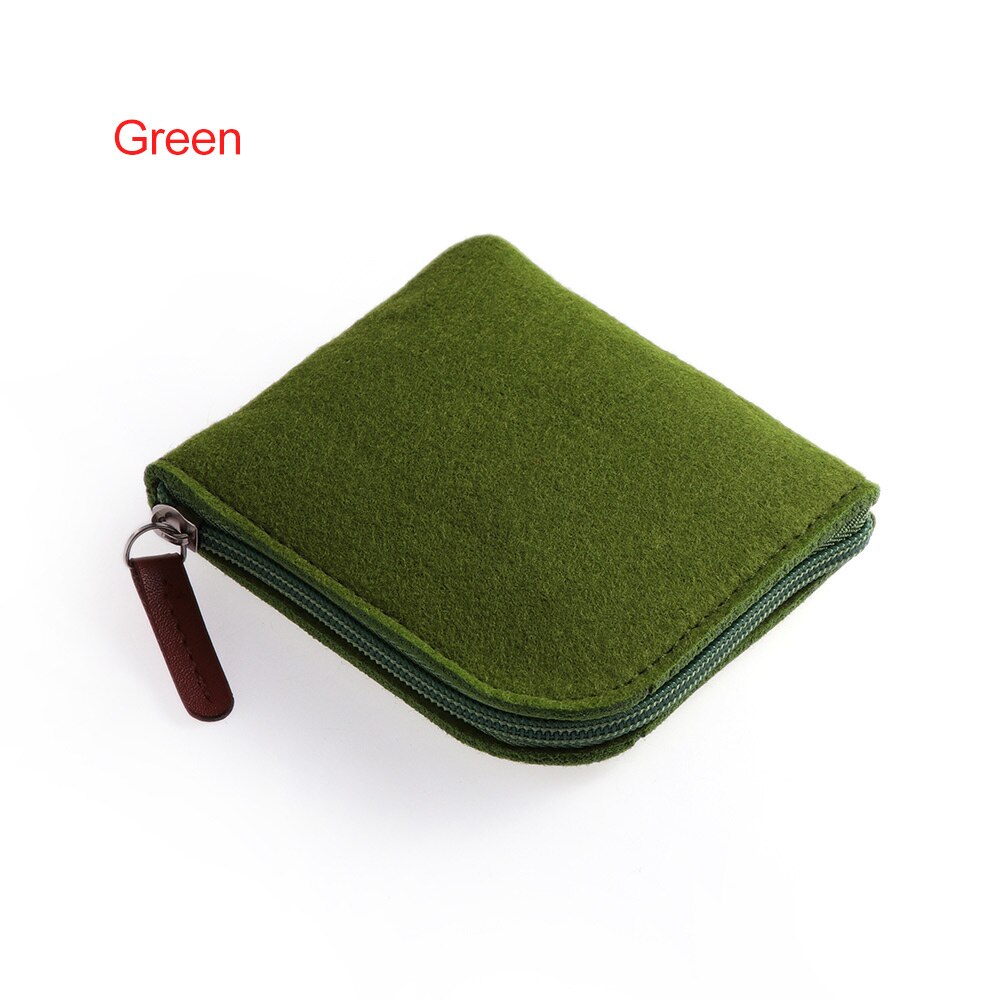 1PC Sanitary Napkin Storage Bag Canvas Pad Makeup Bag Coin Purse Jewelry Organizer Credit Card Pouch Case Tampon Packaging: B-green