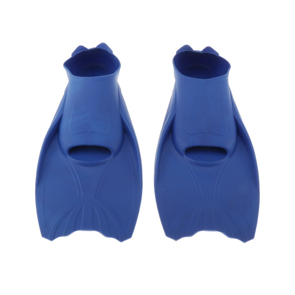 Spearfishing Free Diving Fin Full Foot Fins - Lightweight Comfortable: Blue M