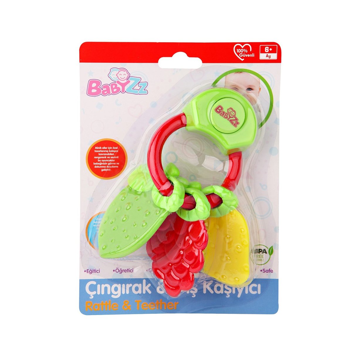 30200 KANZ BABYZZ COLORFUL DİŞLİK FRUIT