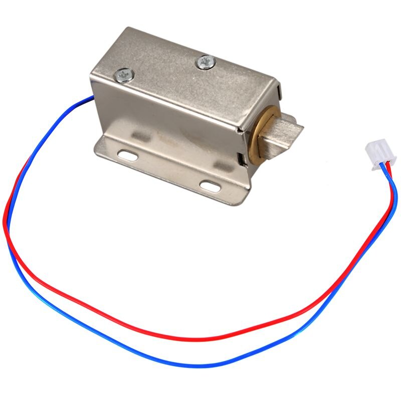 Electric lock door solenoid valve Silver