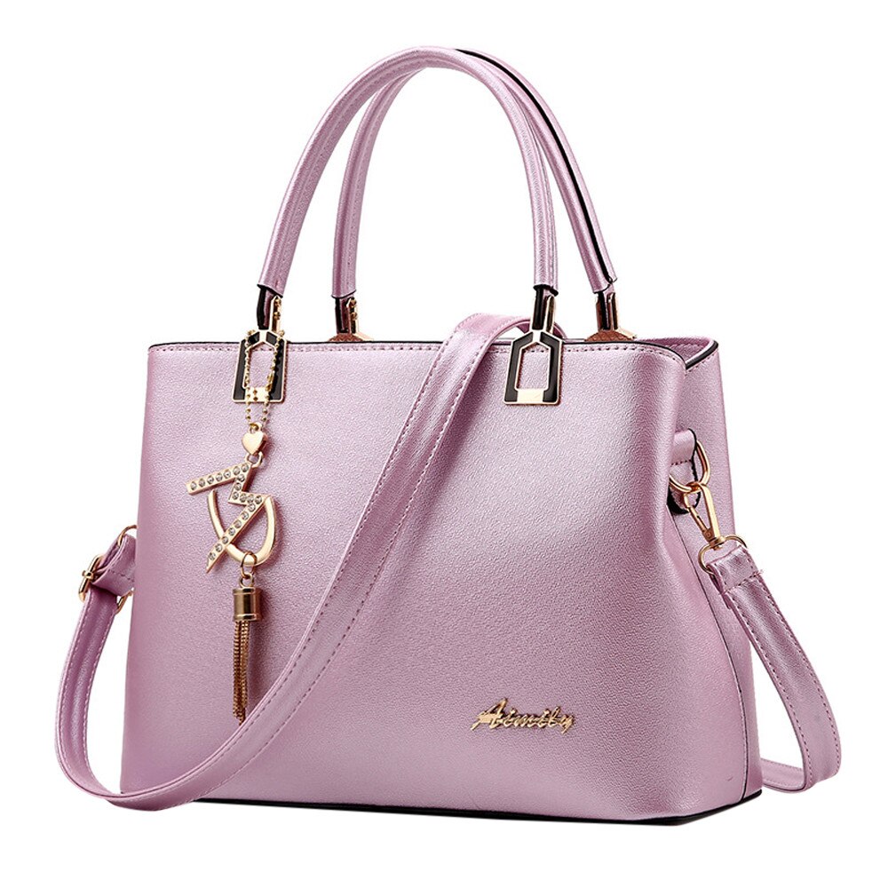 Mulheres mensageiro 2020 nova maré feminina topo-alça grande saco meninas simples sacos de ombro bolsas femininas para lady totes festa pacote sac: ROXO