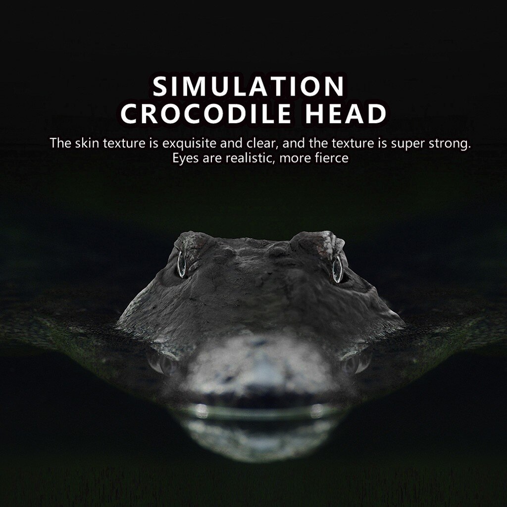 Simulation Crocodile Remote Control Ship Toys Flytec V005 Rc Boat 2.4g Simulation Crocodile Head Water Racing Electric Remote