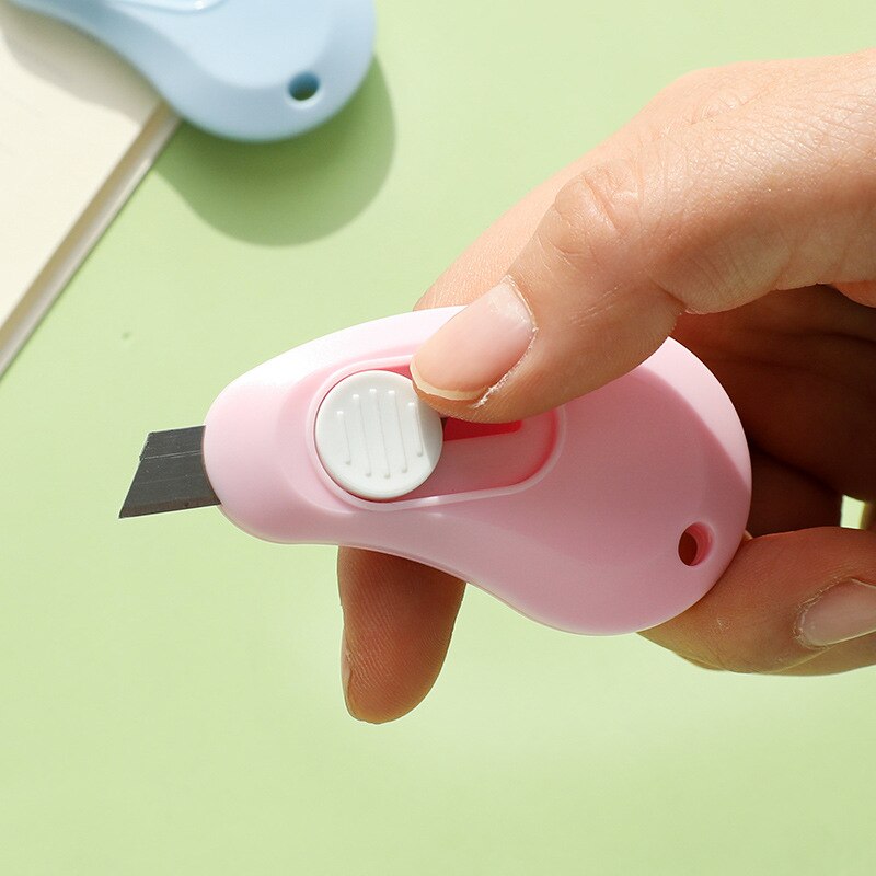 Mini portable small utility knife express carton box opener tool unsealing knife stainless steel student paper cutting blade