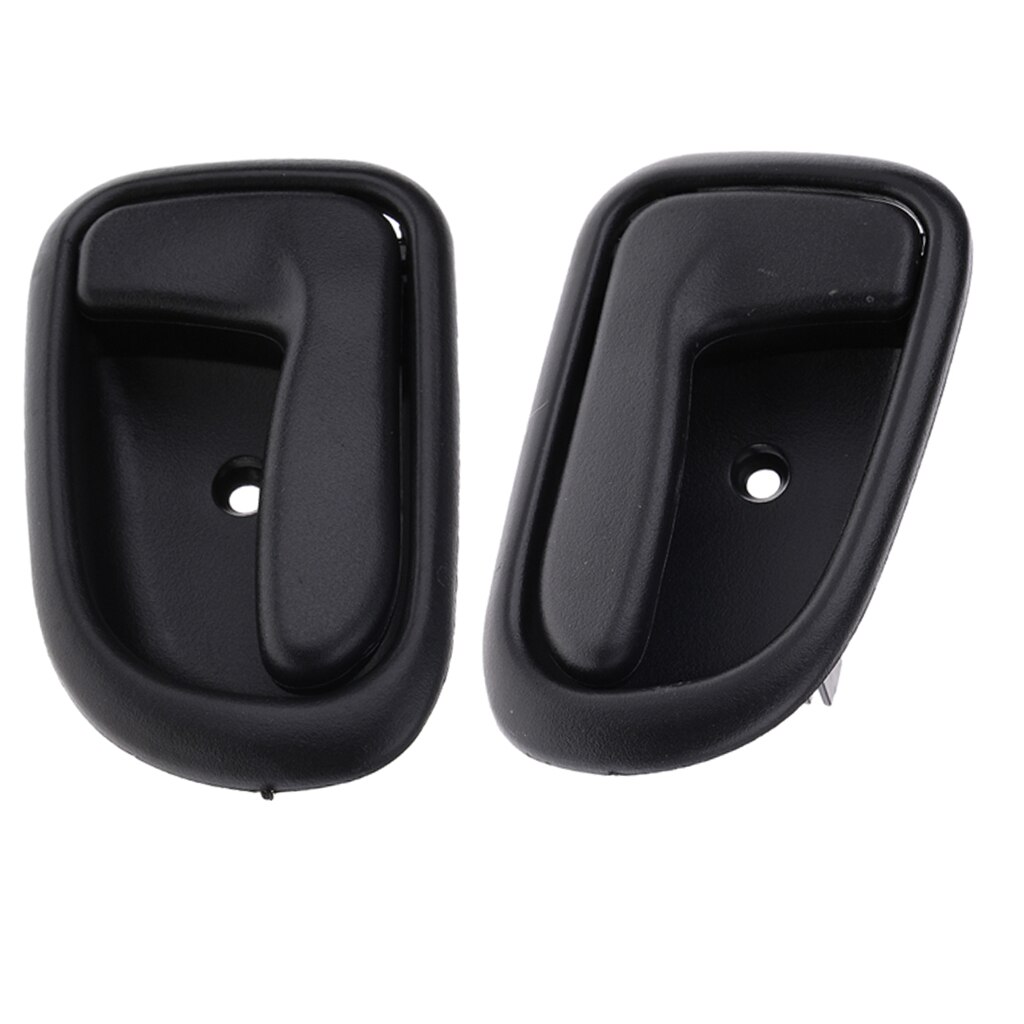 Black Left + Right Interior Car Door Handles Inter – Grandado